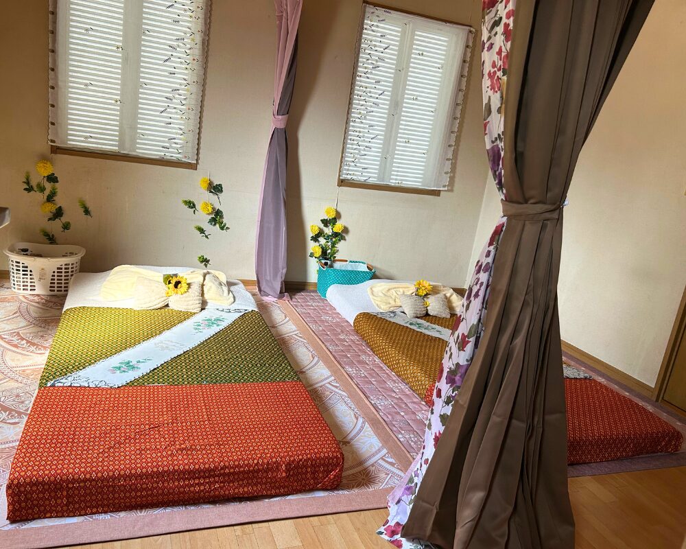 茨城県小美玉市大谷のタイ古式マッサージ・ひまわりの施術室