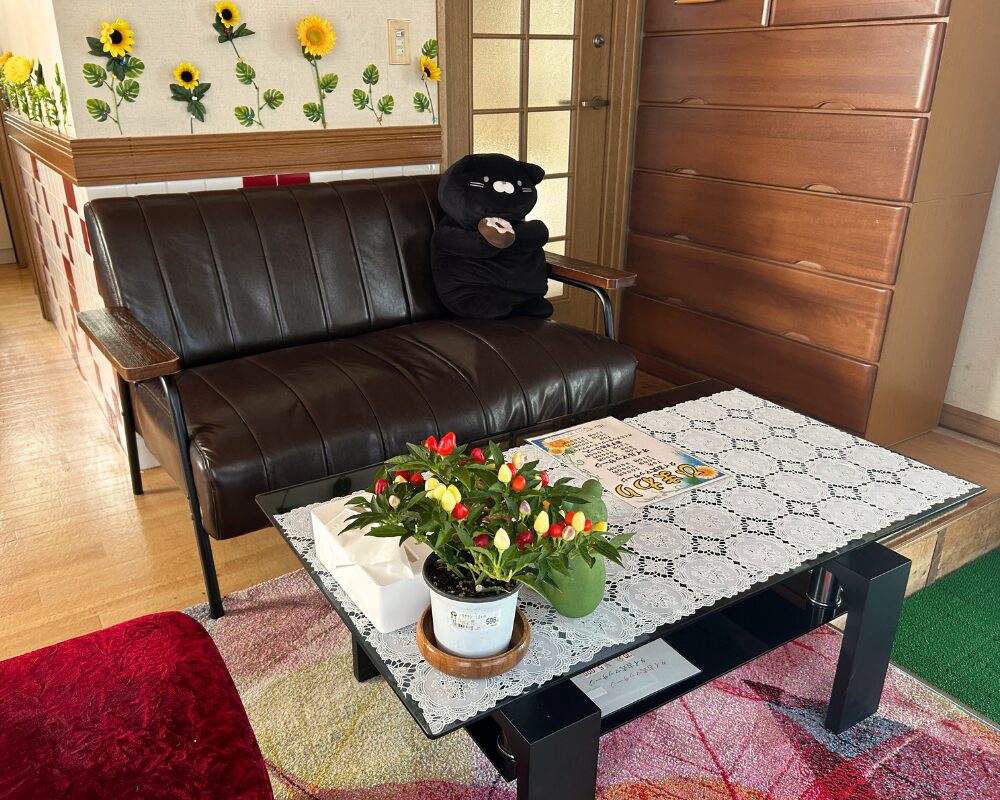 茨城県小美玉市大谷のタイ古式マッサージ・ひまわりの待合室